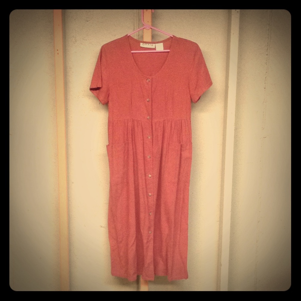 Button Down Front Dress